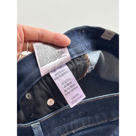 CITIZENS OF HUMANITY Rocket Ozone Dark Clean High Rise Skinny Jeans, Size 25 - Picture 15 of 16